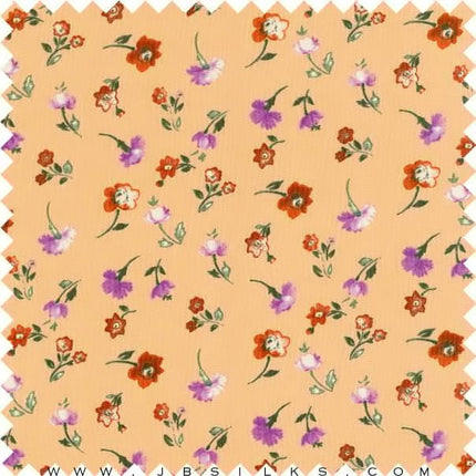 Printed Silk Broadcloth Fabric 569 by JB Silks